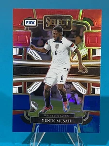 2023 Select FIFA Yunus Musah Multi Color Red White Blue Triple Prizm #69 USA - Picture 1 of 2