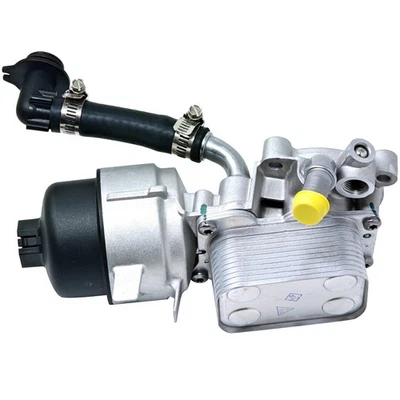 Engine oil radiator with filter for Peugeot 308 I 2.0 HDi 150hp H2BA - Image 1 of 4