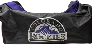Colorado Rockies Béisbol Exterior Impermeable Bolsa de Lona Cremallera Negro Equipo - Imagen 1 de 4