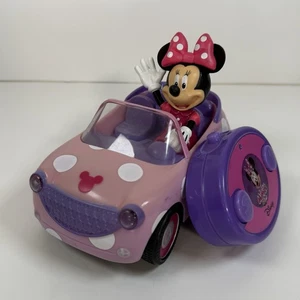 Coche de radiocontrol Disney Junior Minnie Mouse Roadster - Jada Toys control remoto, FUNCIONA - Imagen 1 de 19