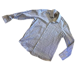 Men's Ben Sherman Tailoring Buttondown Shirt Sz 16/16.5 Blue Classic Preppy - Picture 1 of 5