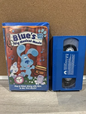 Blues Clues: Blues Big Musical Movie VHS 2000 Nickelodeon Paramount синяя лента - Изображение 1 из 4