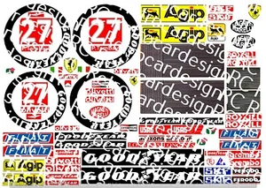 Decals für Ferrari Body 1/8 126C3 1982 Patrick Tambay--Rarität--D192 - Bild 1 von 5