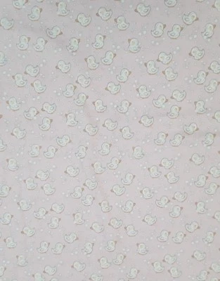 A. E. Nathan, Nuevo 44", Patito Rosa y Burbujas Estampado Novedad, 100% ALGODÓN POR COMPRAR Foto 1 de 3