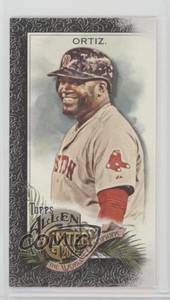 2022 Topps Allen & Ginter Mini Black Border David Ortiz #82 HOF