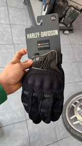 Harley Davidson Harley-Davidson SKULL Soft Shell Gloves Men's 98383-19em XL Size - Picture 1 of 4