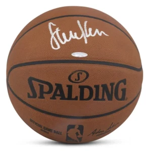 Steve Kerr Autographed Chicago Bulls Official Game Spalding Basketball UDA - Picture 1 of 3