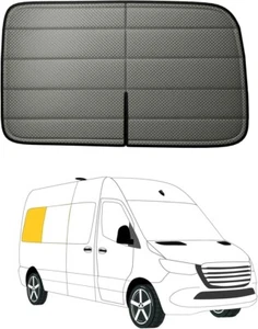 Rear Quarter Window Cover Sprinter 170WB 2007-2024 Magnetic Folding Panels - Foto 1 di 11