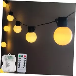Fairy Lights Battery Operated 23.8Ft 20 LED Globe String Lights, Shatterproof - Picture 1 of 8