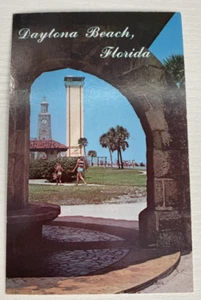 daytona beach, florida oceanfront park postcard - Picture 1 of 4