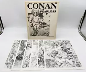New 1986 Conan The Fearless Portfolio by Jim Fletcher/S.Q. Prod., 6 Prints Total - Picture 1 of 9