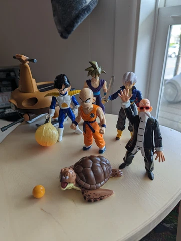 Dragon Ball Z Irwin DBZ Action Figures SS Gohan, Krillin, Roshi, Gohan, Trunks Cover