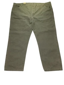 Pantalón Wrangler Rugged Wear Para Hombre Lona Oliva Corte Bota Talla 52 X 30 Nuevo Con Etiquetas - Imagen 1 de 4