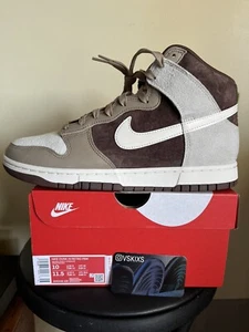 Nike Dunk High Light Chocolate Sail Khaki (DH5348-100) Men's Size 10 NEW IN HAND - Picture 1 of 3