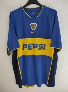 BOCA JUNIORS 2002-2003 Pepsi T-Shirt Jersey Jersey XL - Picture 1 of 5