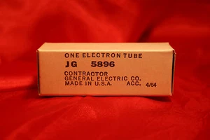 NOS NIB GE JG 5896 Submini Vacuum Tubes 1954 Vintage - Bild 1 von 1