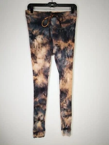 Gr. L Large Batik Rippstrick Stretch Pull On Legging Jogginghose - Bild 1 von 8
