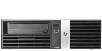 HP rp5800 Desktop Computer PC Intel Quad Core i5 8GB 128GB SSD Windows 10 Pro HD - Image 1 of 4