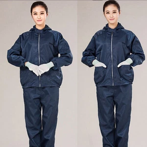 Unisex ESD-Safe Anti-static LAB Smock Clothes Coats together with Trousers & Hat - Picture 1 of 14