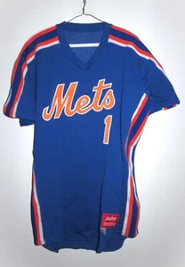 Camiseta deportiva Rawlings auténtica de los New York Mets Mookie Wilson práctica de bateo BP 40 M - Imagen 1 de 5