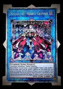 Maliss Q Hearts Crypter CRBR-EN020 Quarter Century Rare 1st Edition Yugioh - Picture 1 of 1