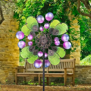 Wind Spinner Kinetic Yard Art Wind Spinners Lawn Patio Outdoor Garden Decoration - Picture 1 of 6