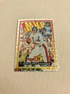 2018 Panini Optic John Elway MVP Lazer Prizm Card #18 Rare - Picture 1 of 2