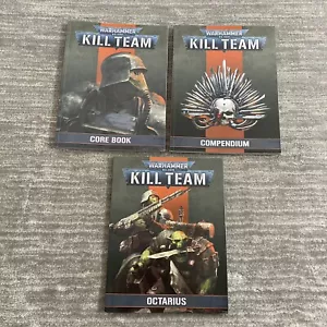Warhammer 40K Kill Team Core Book Compendium & Octarius 3 Book Lot - Picture 1 of 15