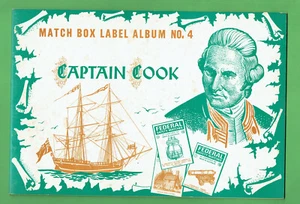 #OO1.  SET OF 1970 CAPTAIN COOK  MATCHBOX LABELS IN  ALBUM  - Bild 1 von 7