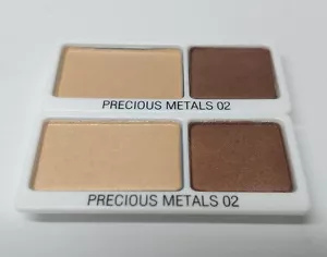 2 Elizabeth Arden Beautiful Color Eye Shadow Duo Each Tester Precious Metals 02 - Picture 1 of 2