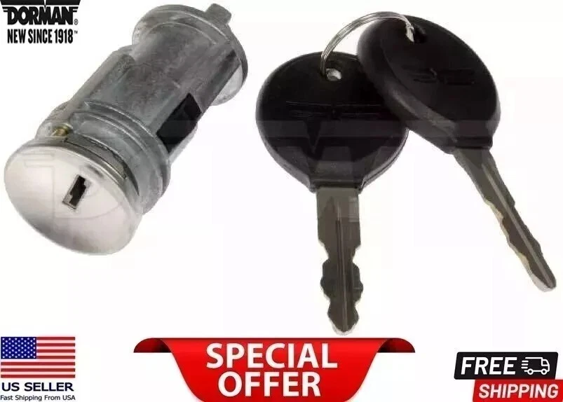 Nuevo cilindro de bloqueo de encendido para Chrysler Dodge Mitsubishi reemplazo OEM # 5018702AA Foto 1 de 4