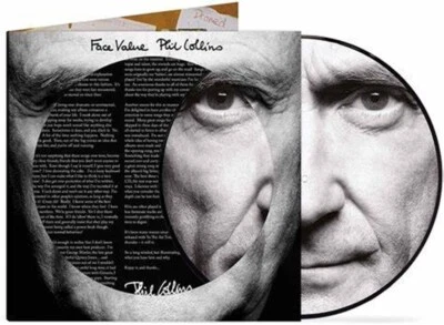 Phil Collins - Face Value. Picture Disc Vinyl 12" LP Album NEW & SEALED - Image 1 of 3