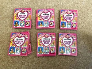 LIBRO ADESIVO nome personalizzato stick with us ragazze funky groovy stickers NUOVO - Foto 1 di 98