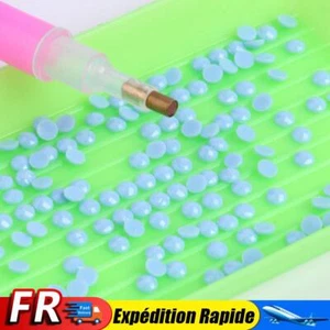 Paquet de forets ronds bricolage broderie diamant peinture strass (DMC 800) - Photo 1/8