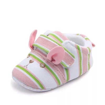 婴儿鞋, 0-3个月, 粉红色/绿色 — 第 1/4 张图片
