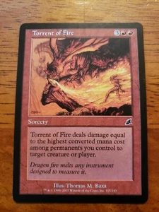 Magic The Gathering Torrent of Fire Great Condition - Picture 1 of 2