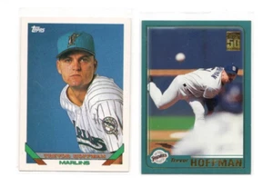 (LOT OF 2) 1993 TOPPS Trevor Hoffman ROOKIE  #572 & 2001 TOPPS #664 - Picture 1 of 1