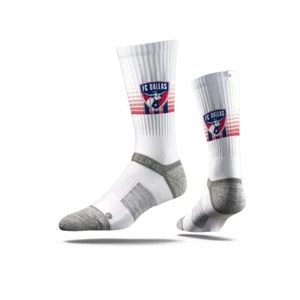 FC DALLAS - MLS PREMIUM OFFICIALLY LICENSED CREW SOCKS - White ONE SIZE - Picture 1 of 1