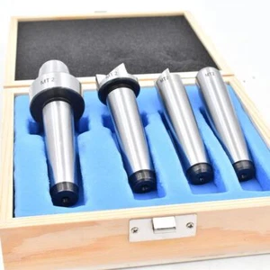 4Pcs MT2 Wood Lathe Turning Tool Spur Live Center Set Taper Wood Metalworking - Picture 1 of 13