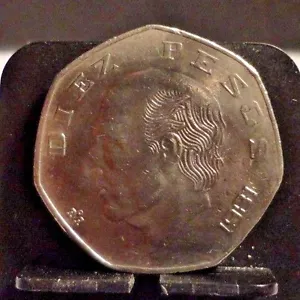 ZIRKULIERT 1981 10 PESOS MEXIKANISCHE MÜNZE (041322)13 - Bild 1 von 3