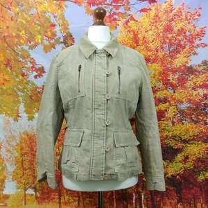 Jasper Conran Jeans petite 100% cotton beige Jacket. UK women's size 14 - Picture 1 of 10