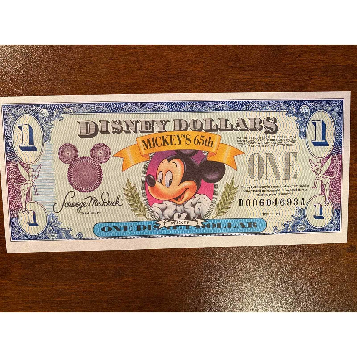 1993 Disney Dollar for sale | eBay