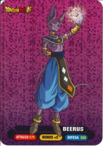 Carta lamincard BEERUS Dragonball super - Foto 1 di 2