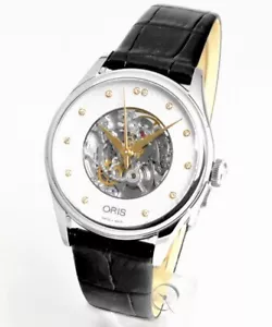 Oris Artelier Skeleton Diamonds (sin usar) reloj para mujeres ¡31,5% ahorrado!* - Imagen 1 de 6