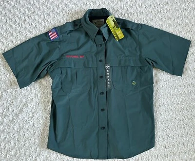 NEW 2013 BSA Venture Boy Scouts Venturing Ladies M Uniform shirt Vented Snap NWT - Image 1 of 4