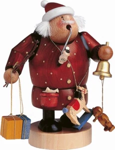 KWO - Räuchermann nostalgischer Weihnachtsmann, Holzkunst, Höhe 20cm - Picture 1 of 1