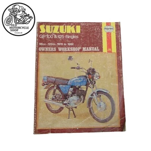 1978-1982 HAYNES SUZUKI GP 100 GP 125 SINGLES OWNER’S SHOP SERVICE MANUAL #576 - Picture 1 of 18