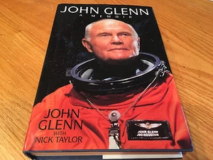 Libro inscrito genuino de John Glenn Memorias ""Mercury Seven"" senador firmado a mano - Imagen 1 de 5