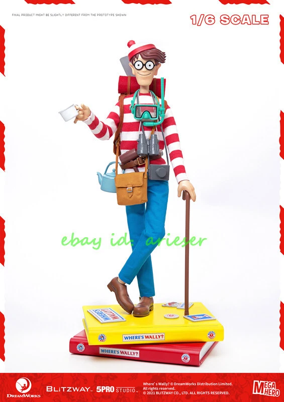 Instock Blitzway 5pro-Mg-20301 1/6 Where’S Wally? Action Figure