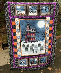 Studio E Spooky Night Two Panel Quilt Kit - Picture 1 of 2